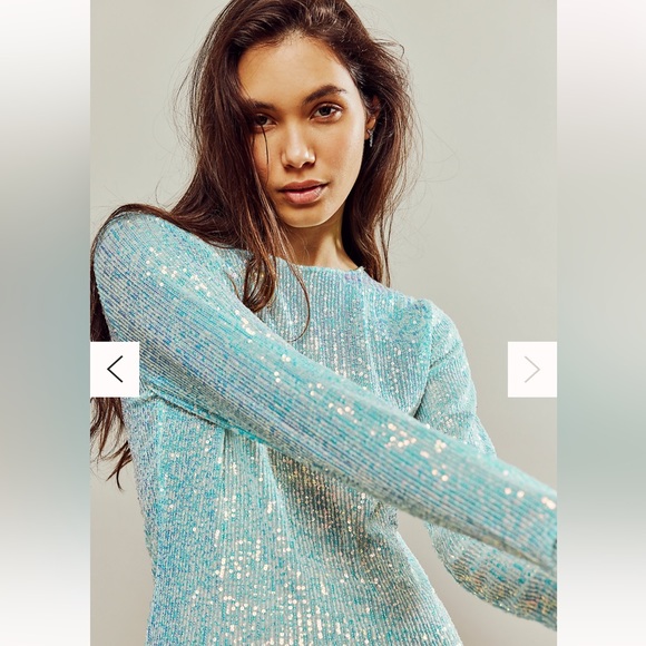 NWT FREE PEOPLE GOLD RUSH LONG SLEEVE - Picture 7 of 7